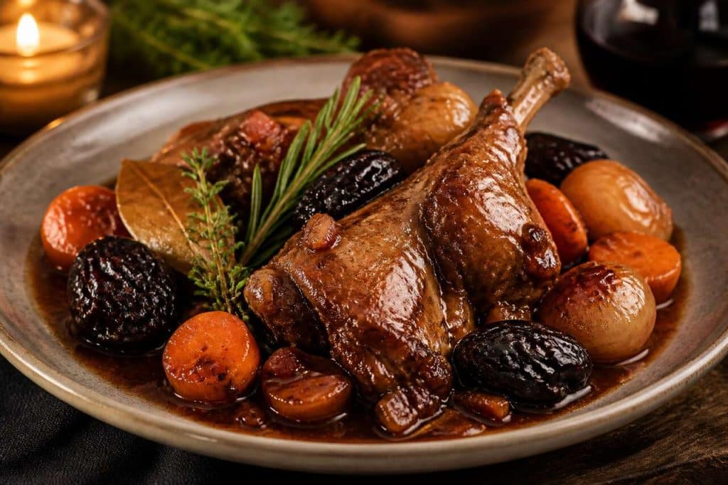 Lapin aux pruneaux et vin rouge : la recette maison inratable