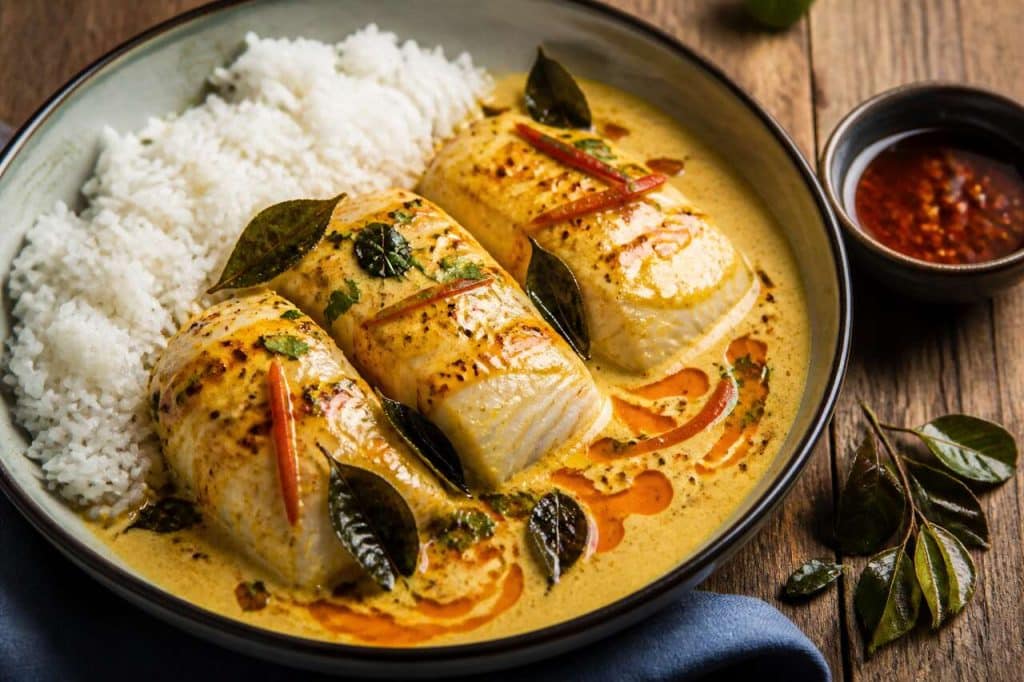 Cabillaud au curry et lait de coco : une évasion exotique