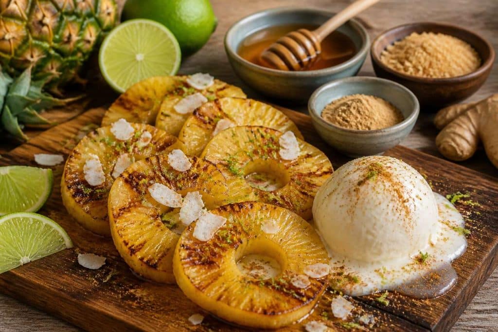 Ananas grillé : marinades gourmandes pour un dessert au barbecue