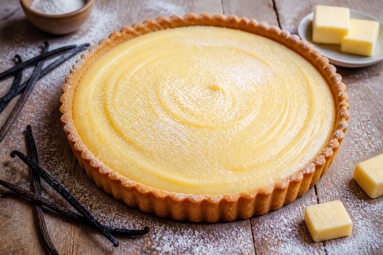 Tarte à la crème pâtissière : la recette facile et gourmande