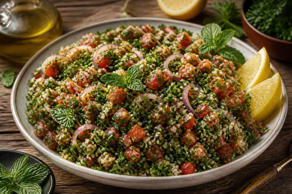 Taboulé oriental sans cuisson : recette facile et rapide