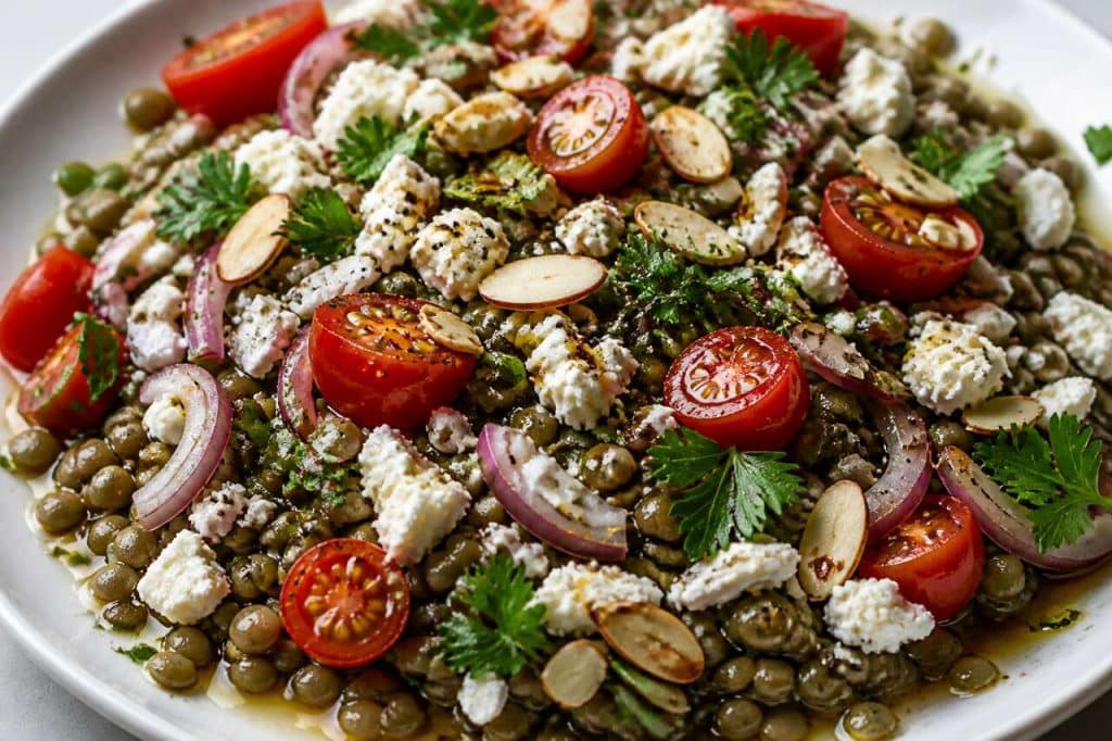 Salades de lentilles : le plein de protéines végétales