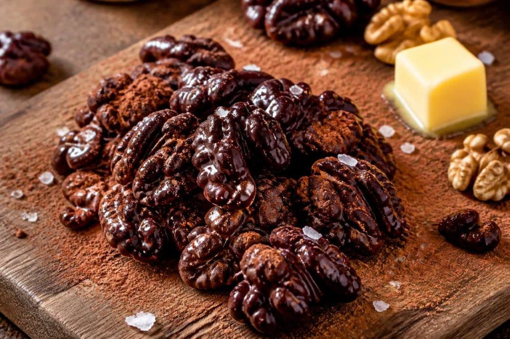 Cerneaux de noix au chocolat recette simple