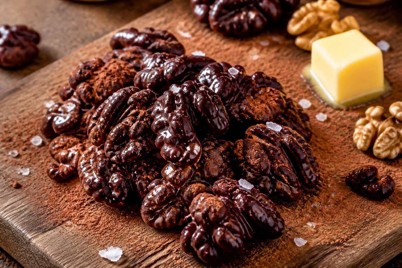 Cerneaux de noix au chocolat recette simple