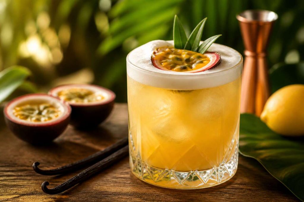 Cocktail passion, vodka et vanille : l'évasion exotique dans votre verre