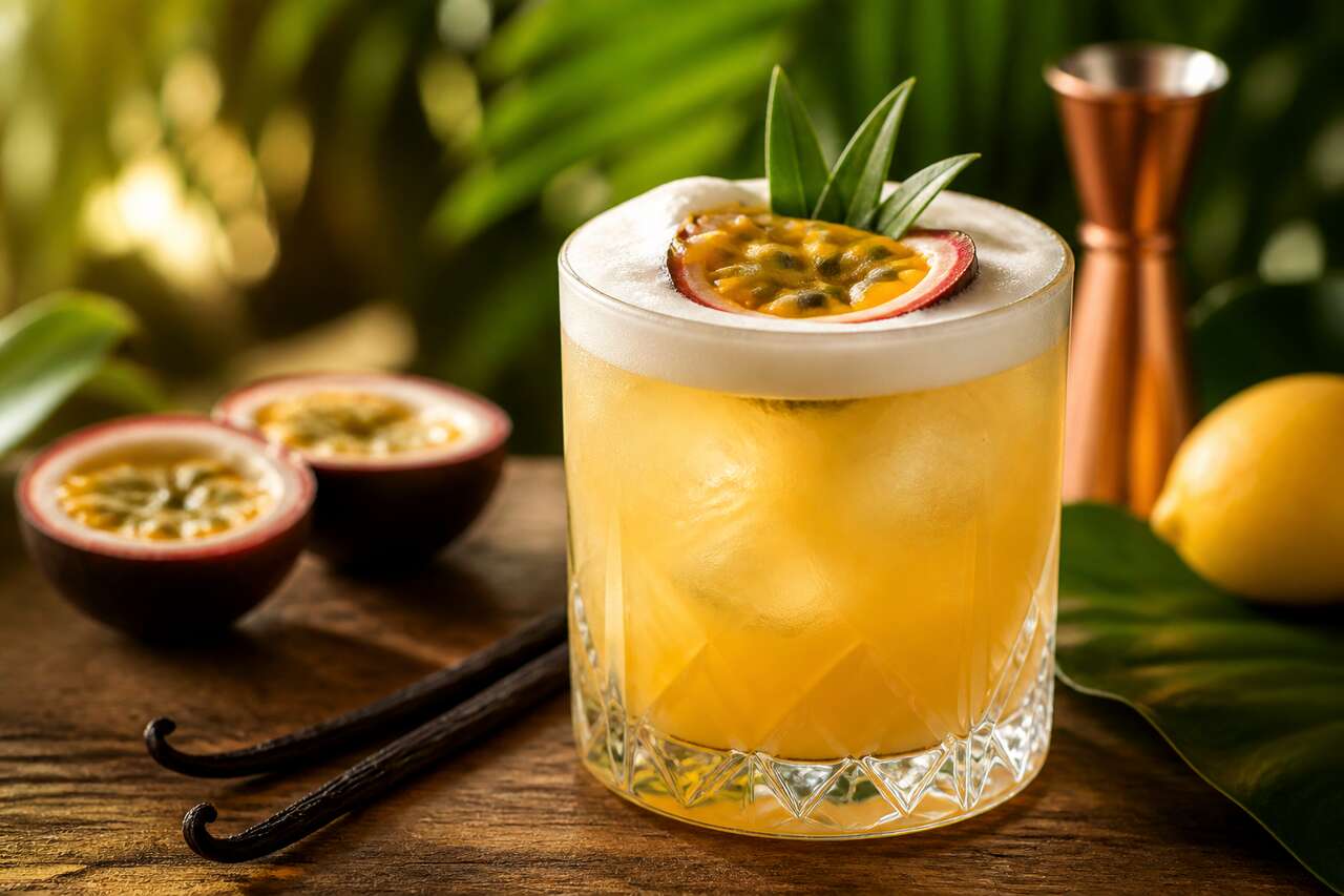 Cocktail passion, vodka et vanille : l'évasion exotique dans votre verre