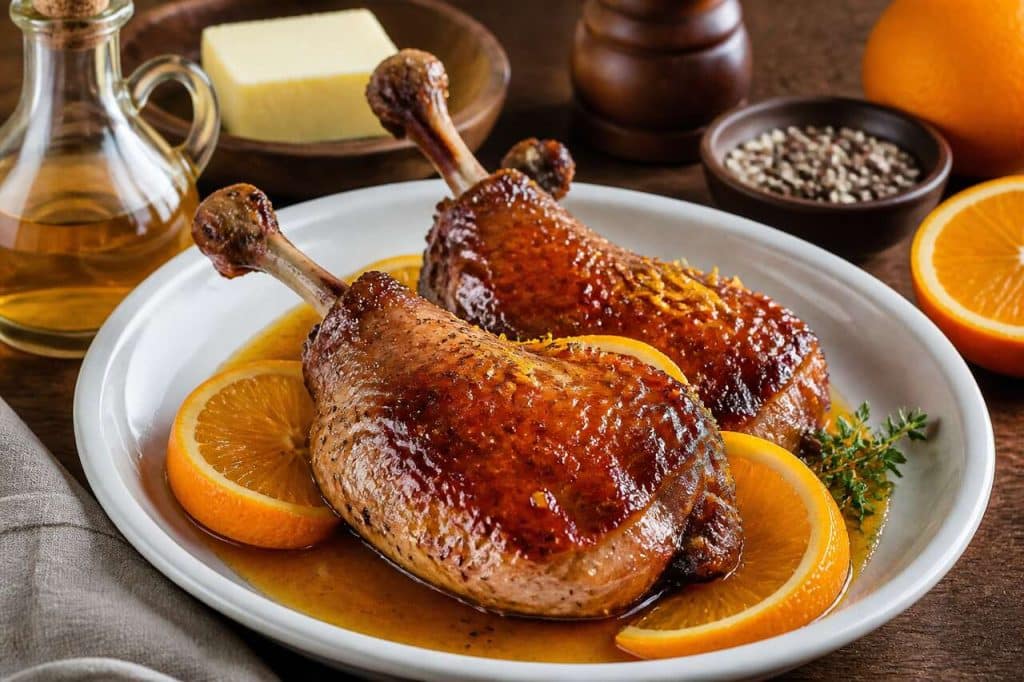 Cuisses de canard à l'orange : la recette gourmande et facile