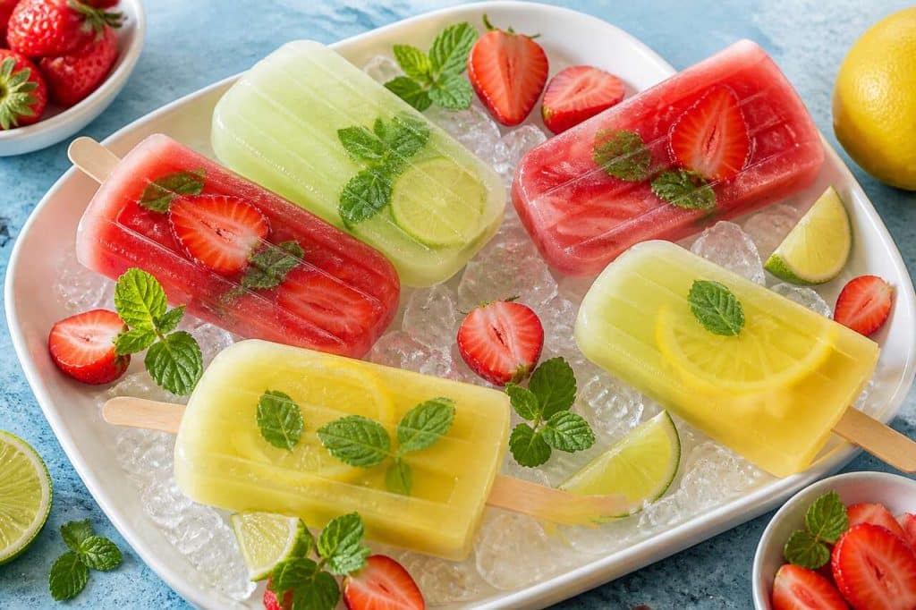 Glaces à l'eau maison : la recette facile et rafraîchissante