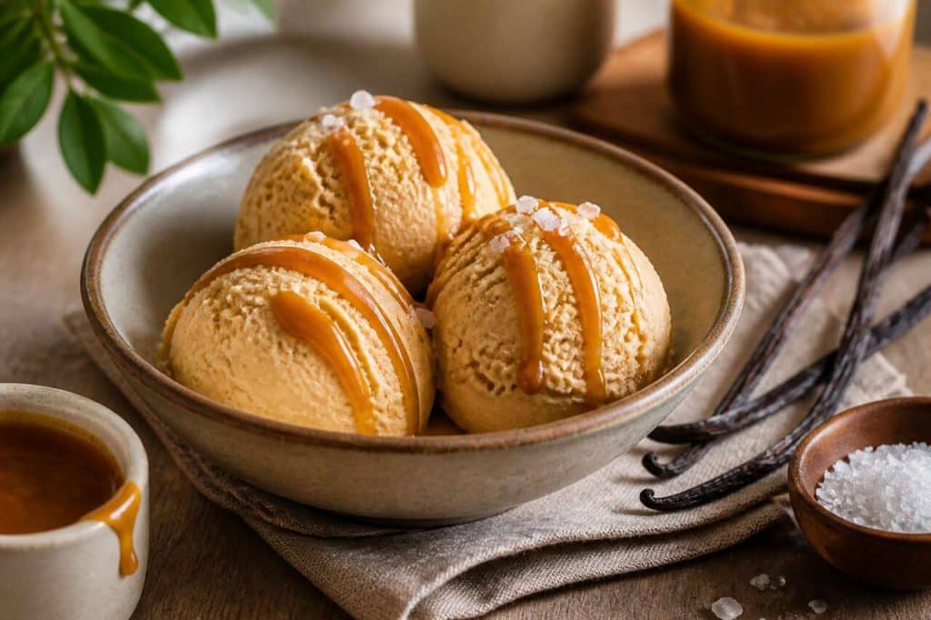 Glace maison au lait concentré caramélisé : recette facile