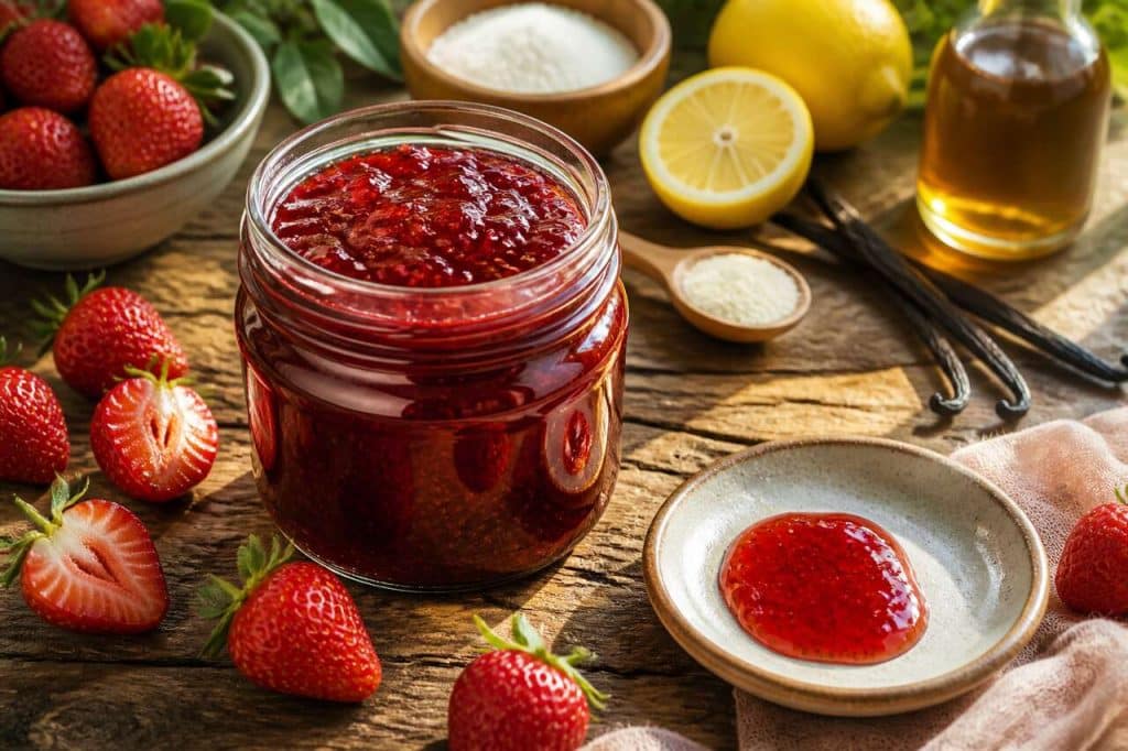 Confiture de fraises sans sucre : la recette facile et saine