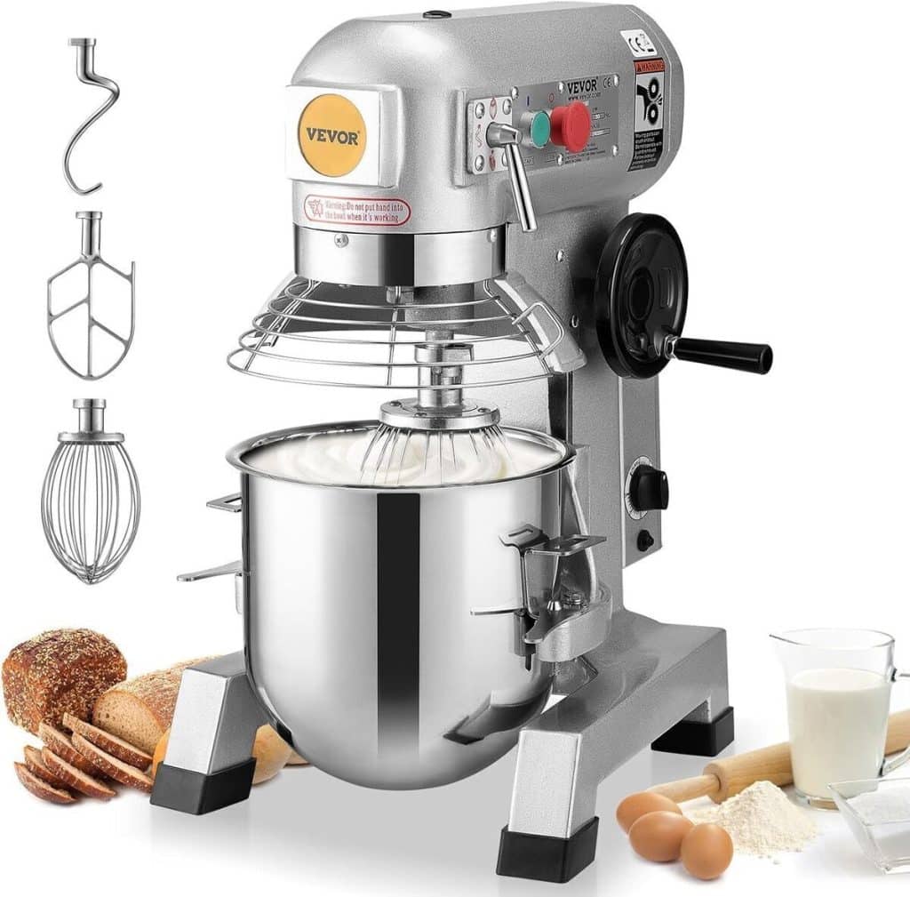 Test du robot pâtissier Vevor 33 L : puissance et polyvalence en cuisine