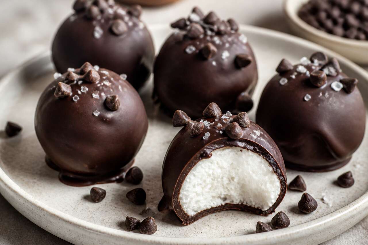 Bouchées glacées au yaourt et chocolat : la recette fraîcheur
