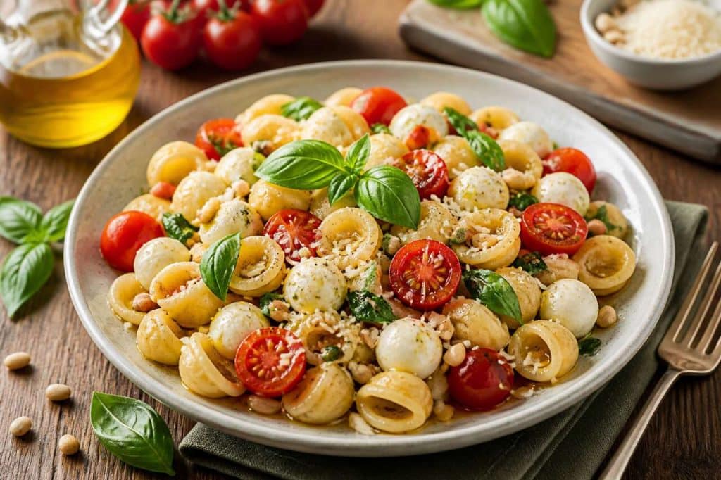 Orecchiette froides tomates-mozzarella : la salade parfaite de l'été