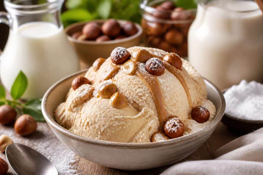 Glace maison à la noisette : le plaisir gourmand ultime