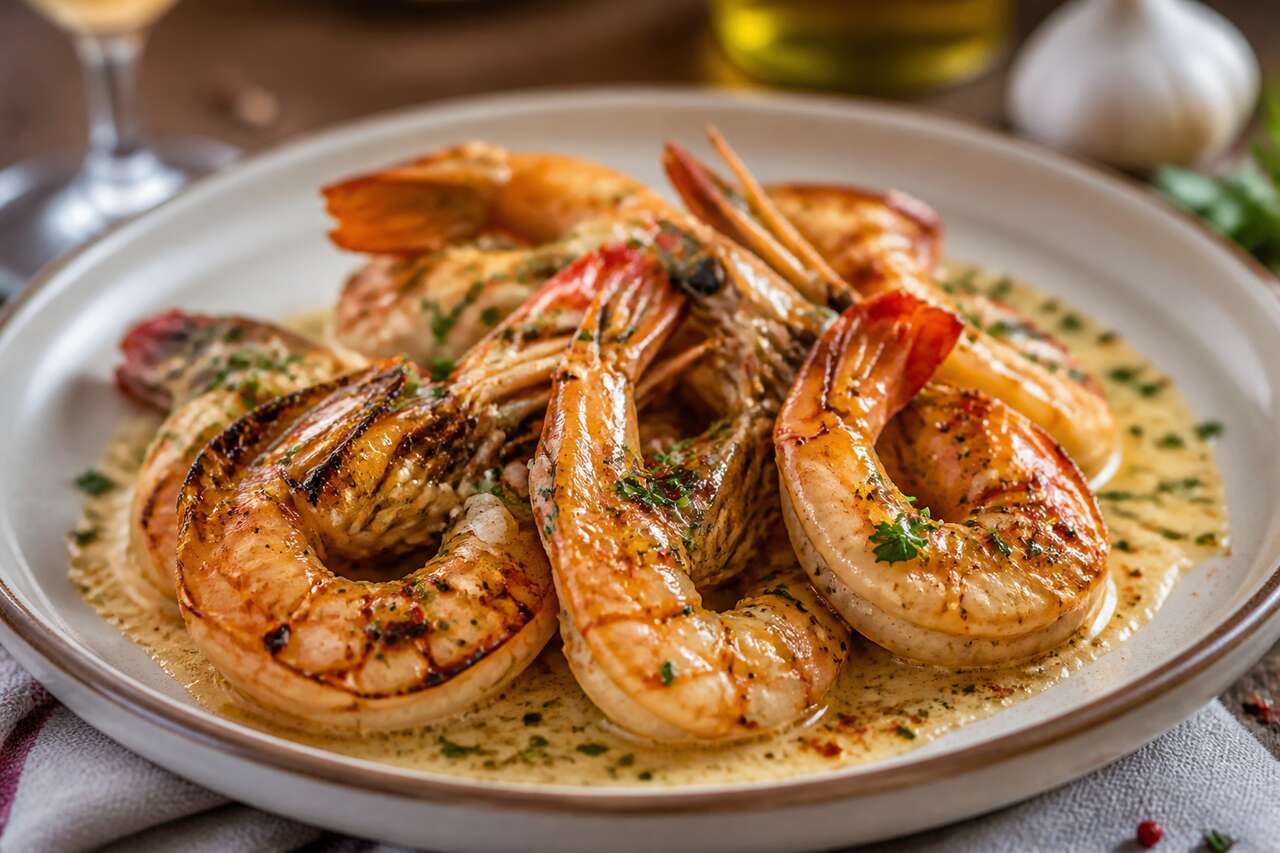Gambas flambées au pastis : la recette facile qui régale