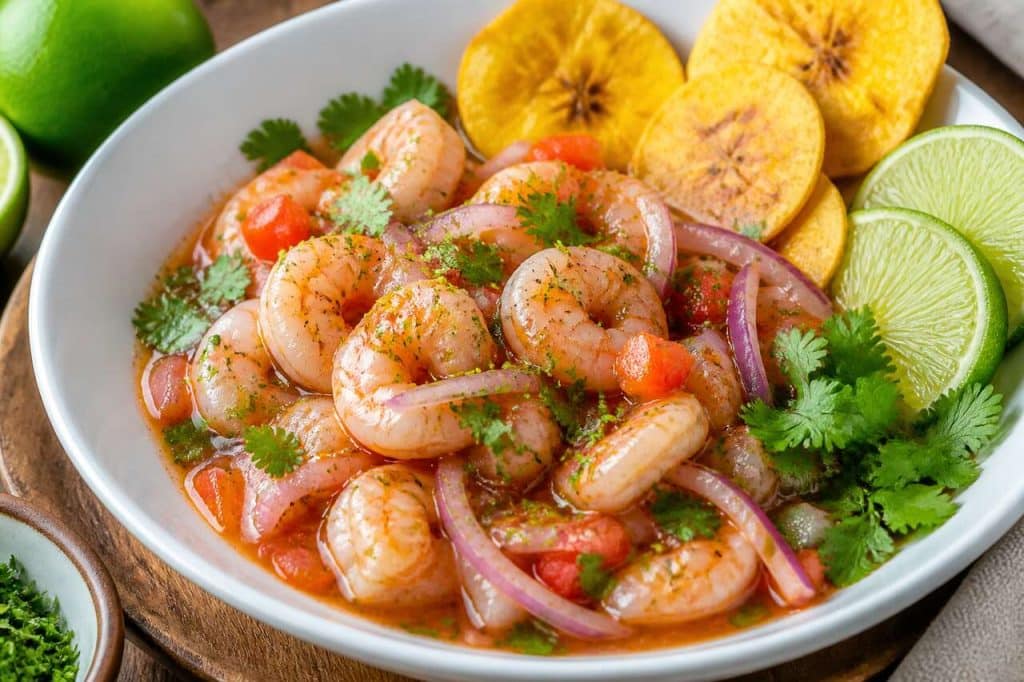 Ceviche colombien aux crevettes : l'évasion latino dans votre assiette