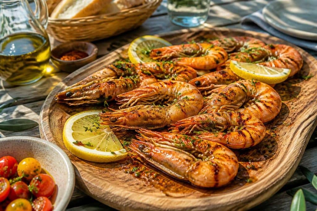 Gambas marinées à la plancha : la recette estivale et savoureuse