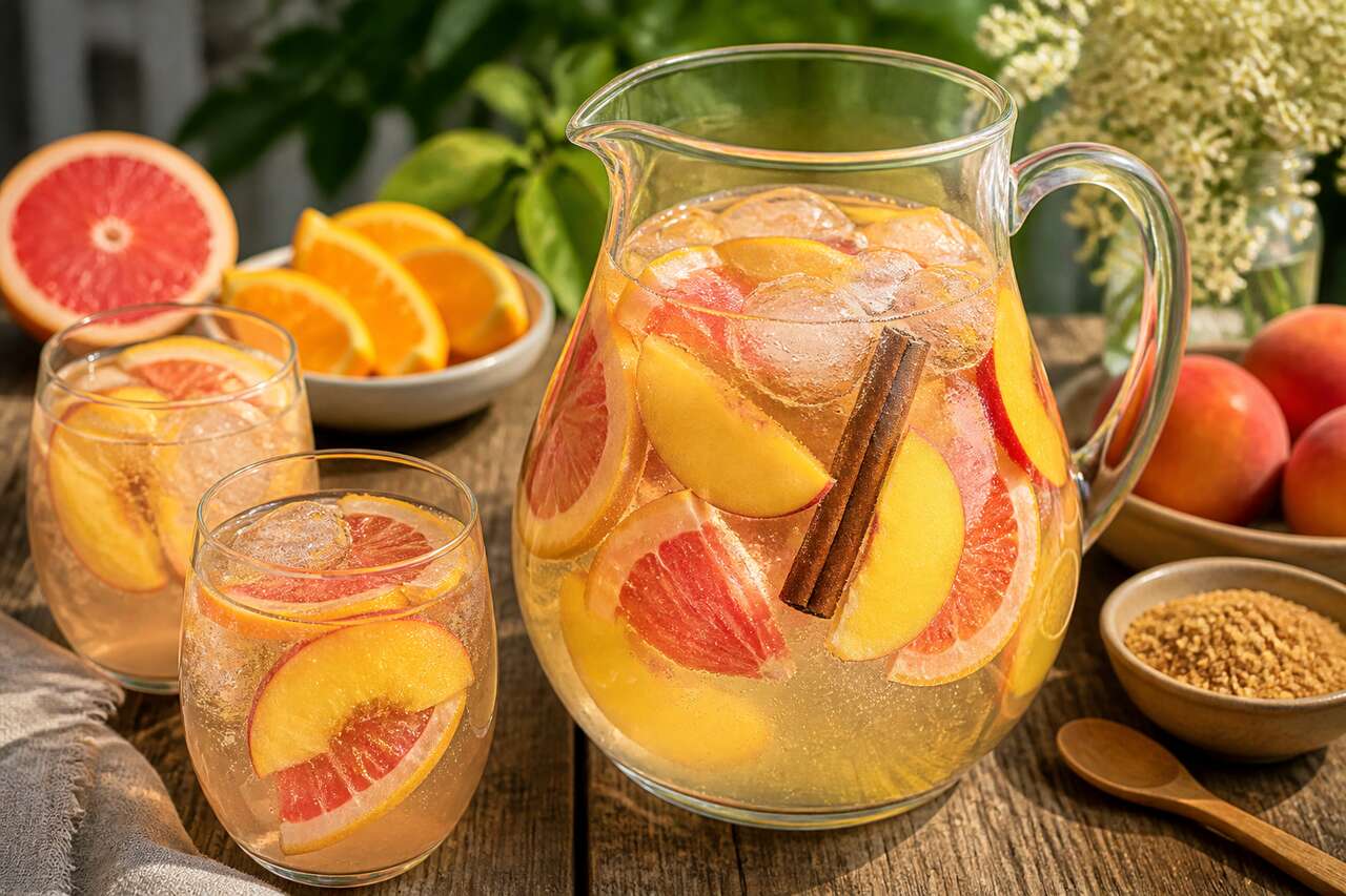 Sangria blanche : la recette idéale pour un apéritif rafraîchissant