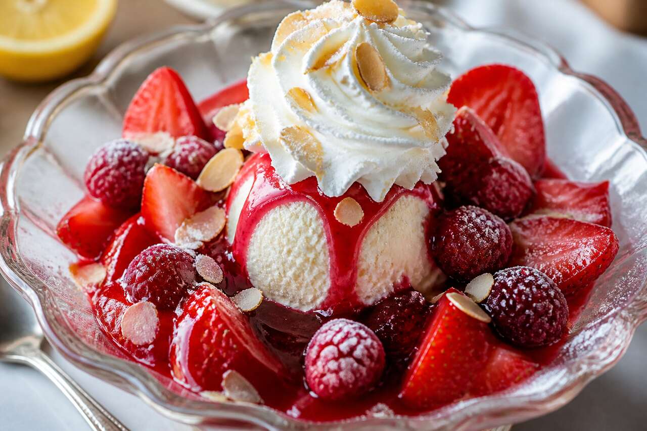 Fraises Melba : le dessert chic et intemporel