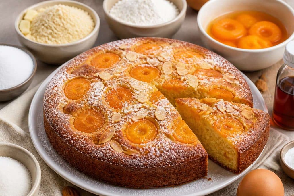 Gâteau amandes-abricots : la recette facile et fondante