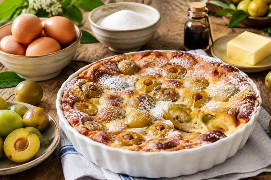 Clafoutis aux Reine-Claude : le dessert gourmand de l'été