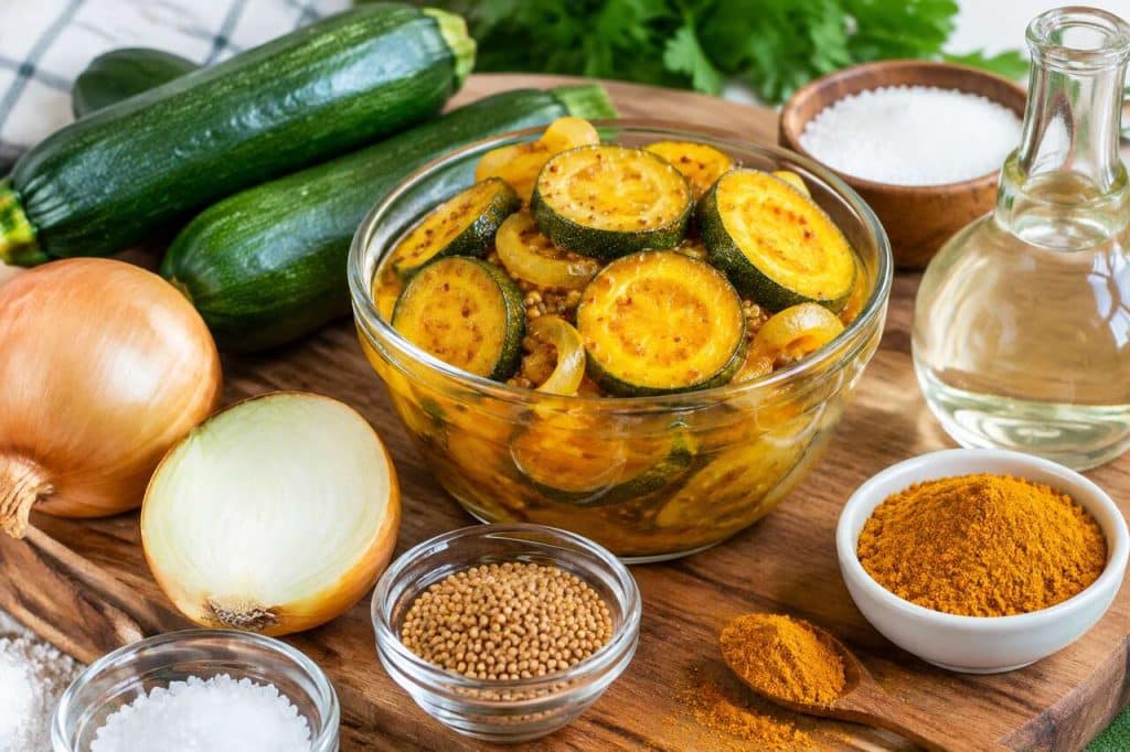 Courgettes aigre-douces au curry : la conserve maison inratable