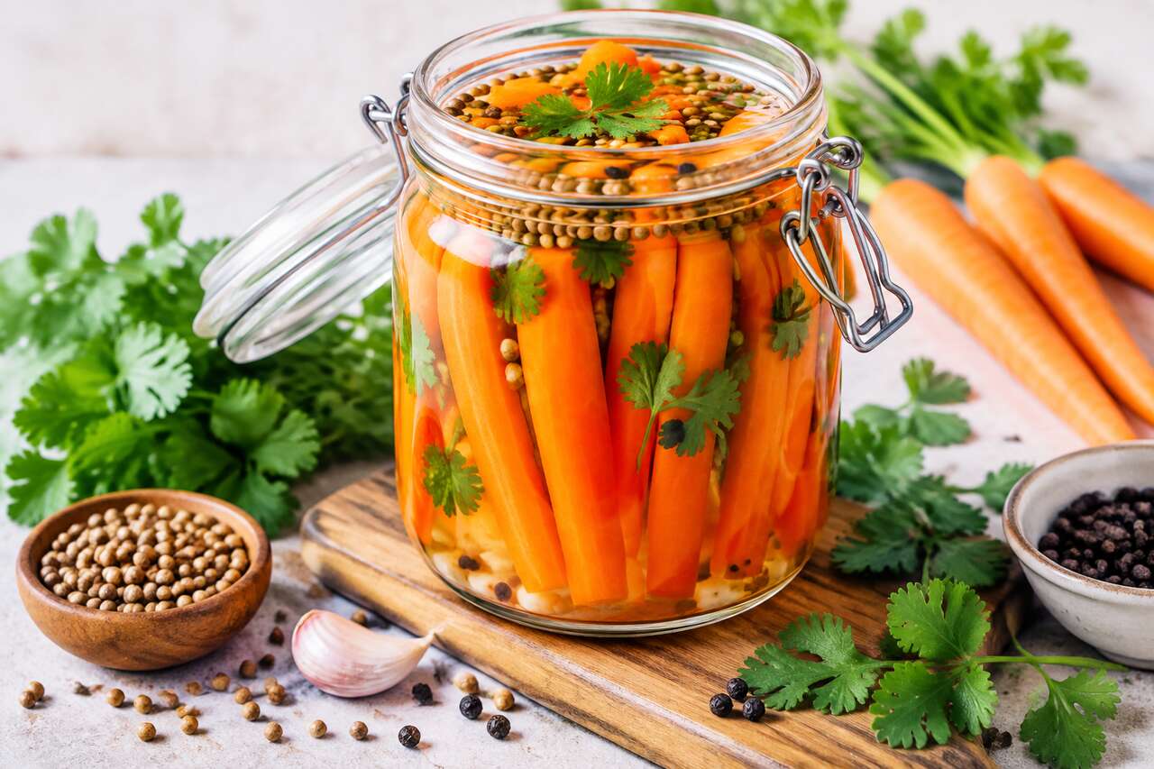 Pickles de carottes à la coriandre : la recette maison inratable