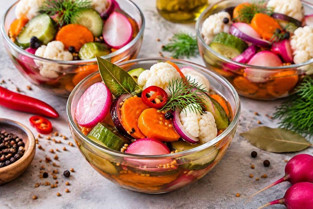 Pickles de légumes aigre-doux : la recette facile et savoureuse