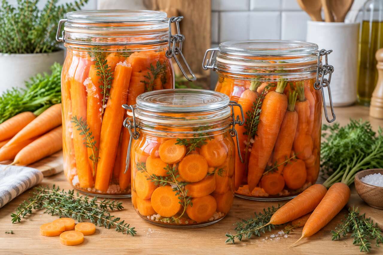 Bocaux de carottes au naturel : la conserve maison qui préserve la fraîcheur