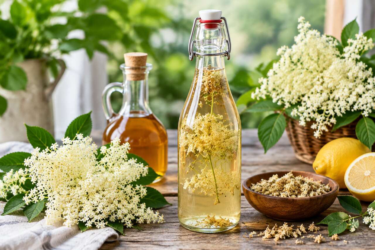 Vinaigre de sureau maison : la recette facile
