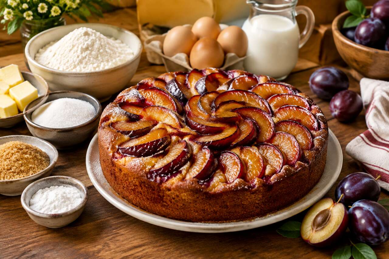 Le gâteau aux prunes moelleux inratable