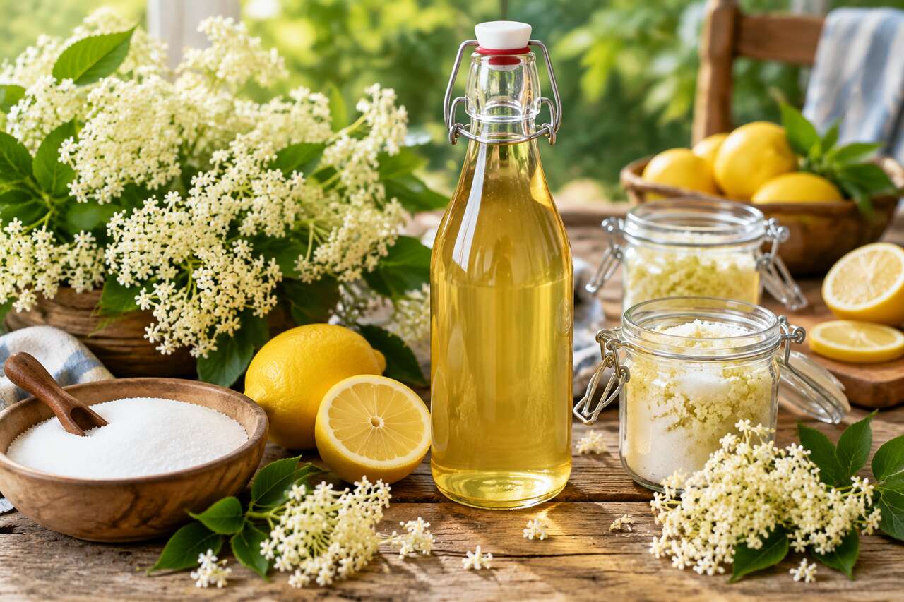Sirop de sureau maison : recette simple et rapide