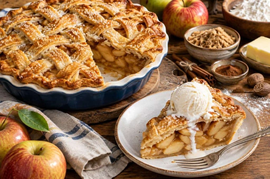 Tarte aux pommes américaine : la recette gourmande et facile