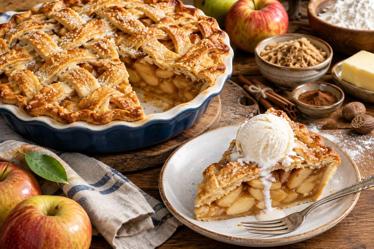 Tarte aux pommes américaine : la recette gourmande et facile