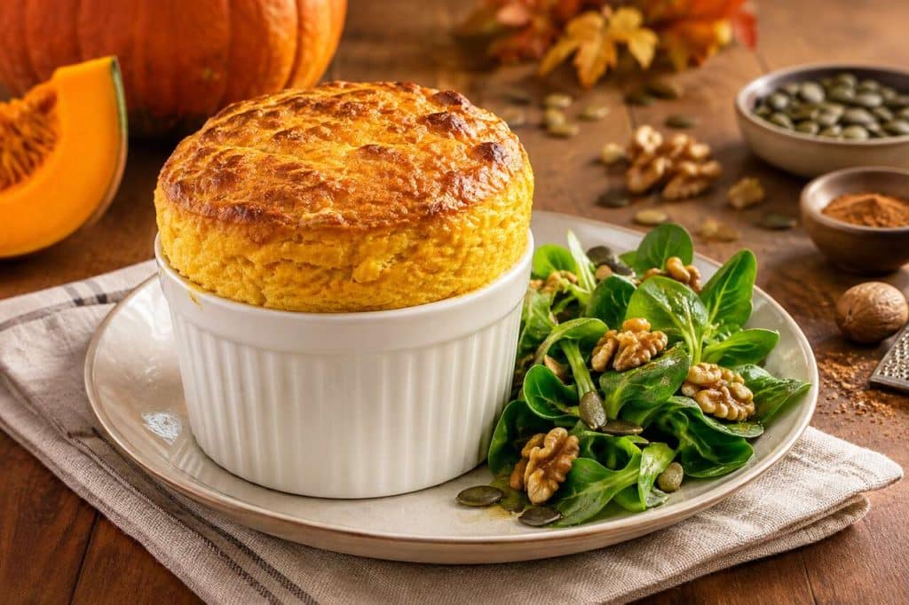 Soufflé de potimarron : la recette automnale légère et gourmande