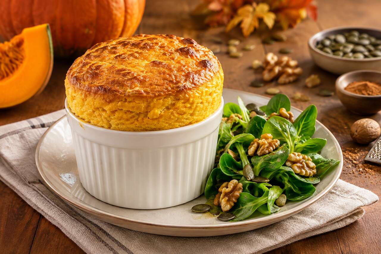 Soufflé de potimarron : la recette automnale légère et gourmande