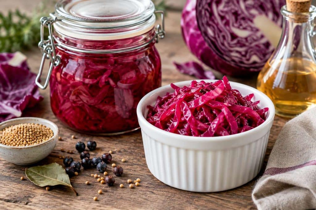 Pickles de chou rouge : la recette croquante et acidulée