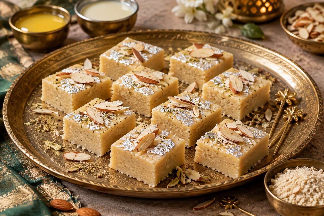 Barfi aux amandes : la douceur indienne facile à réaliser